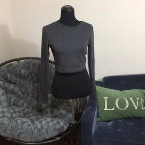 Forever 21 Grey Crop top